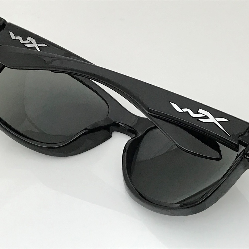 Wiley X Hudson Men Sunglasses Black Sport Eye Wear - Picture 5 of 8